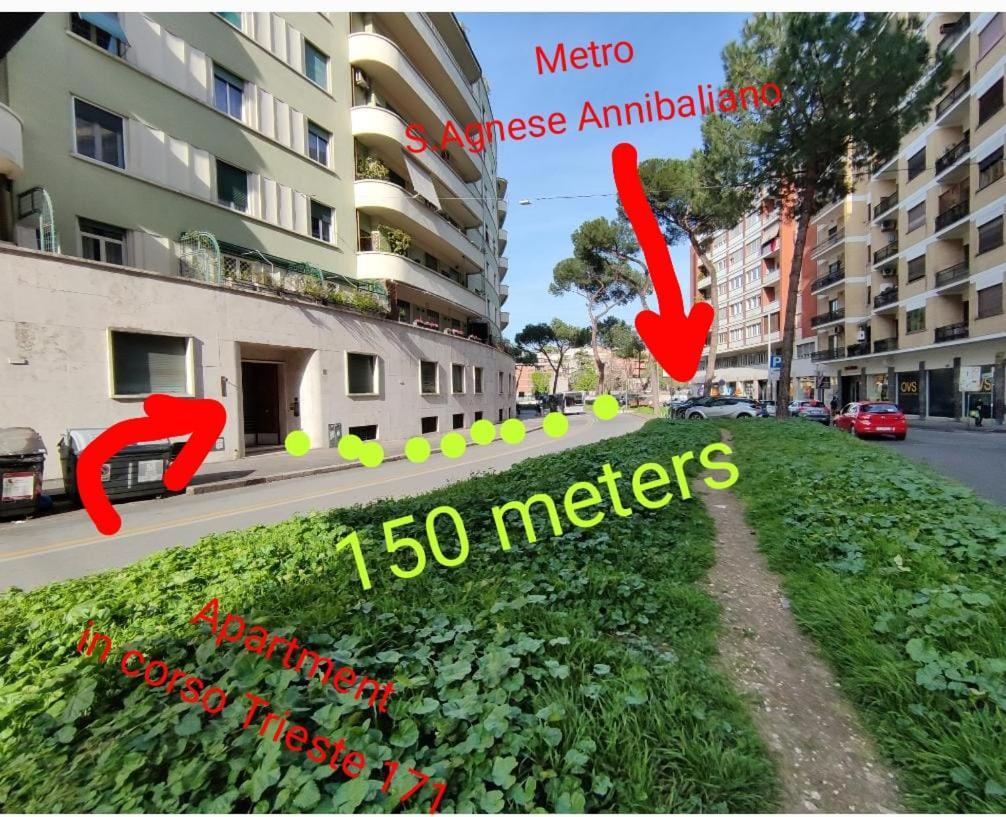 Al171 Tourist Rental Close Metro B1 - Sant'Agnese Annibaliano روما المظهر الخارجي الصورة